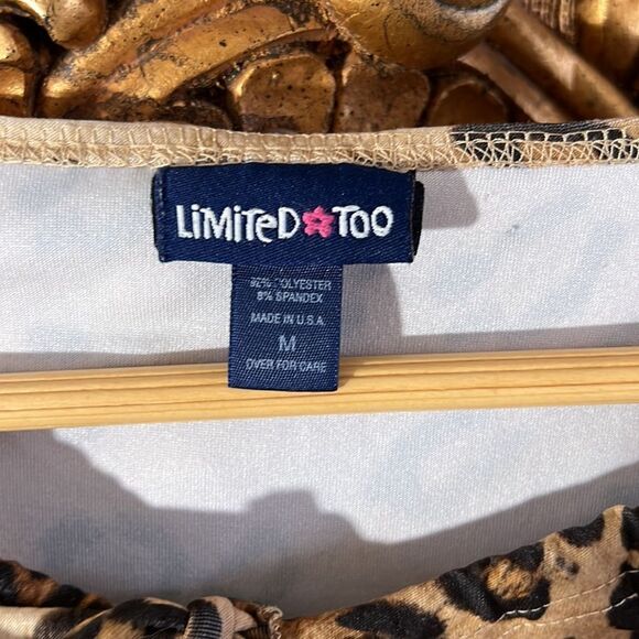 Limited too long sleeve cheetah print top size medium - Picture 2 of 4